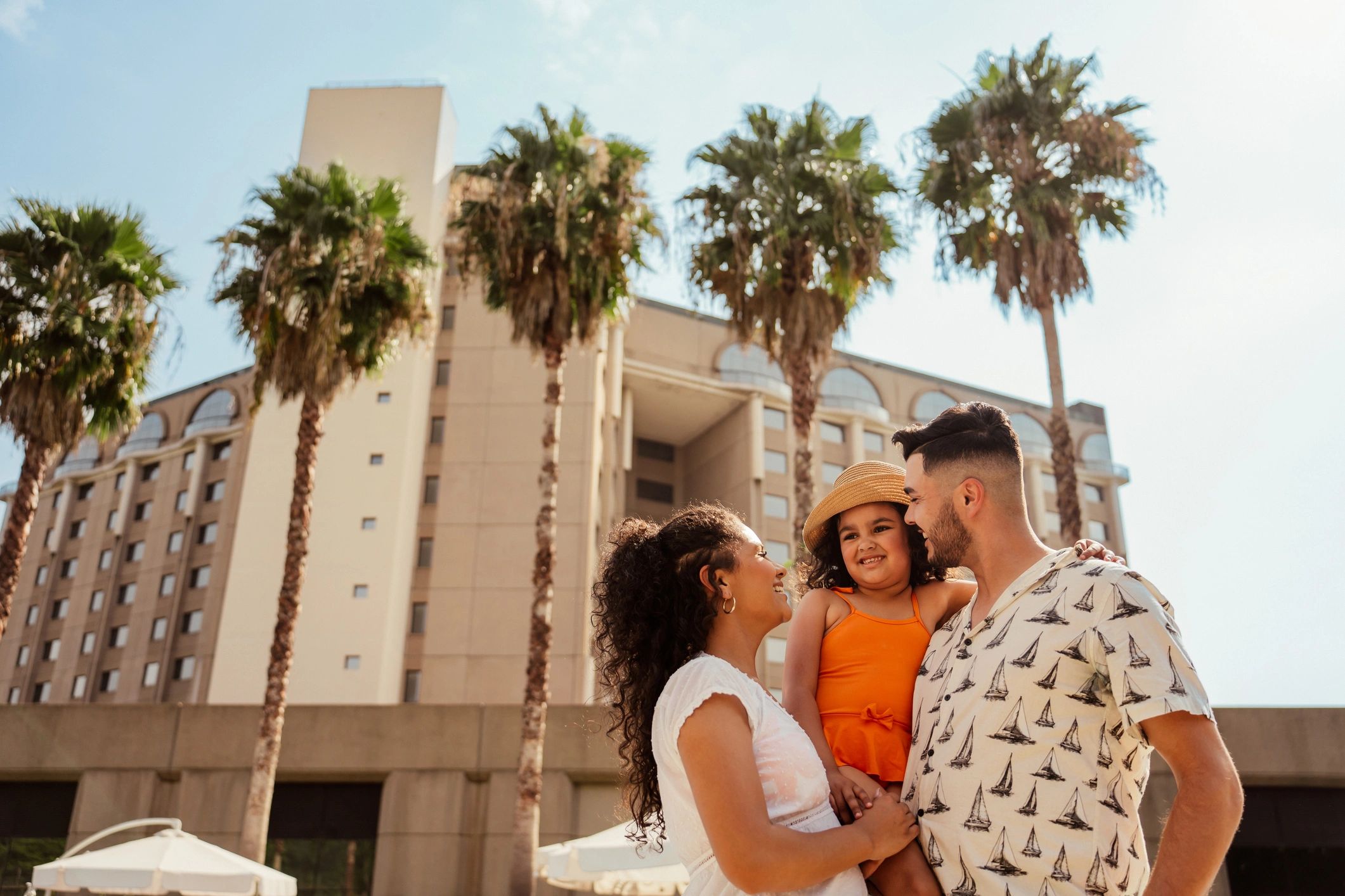 Family enjoying time together outdoors
