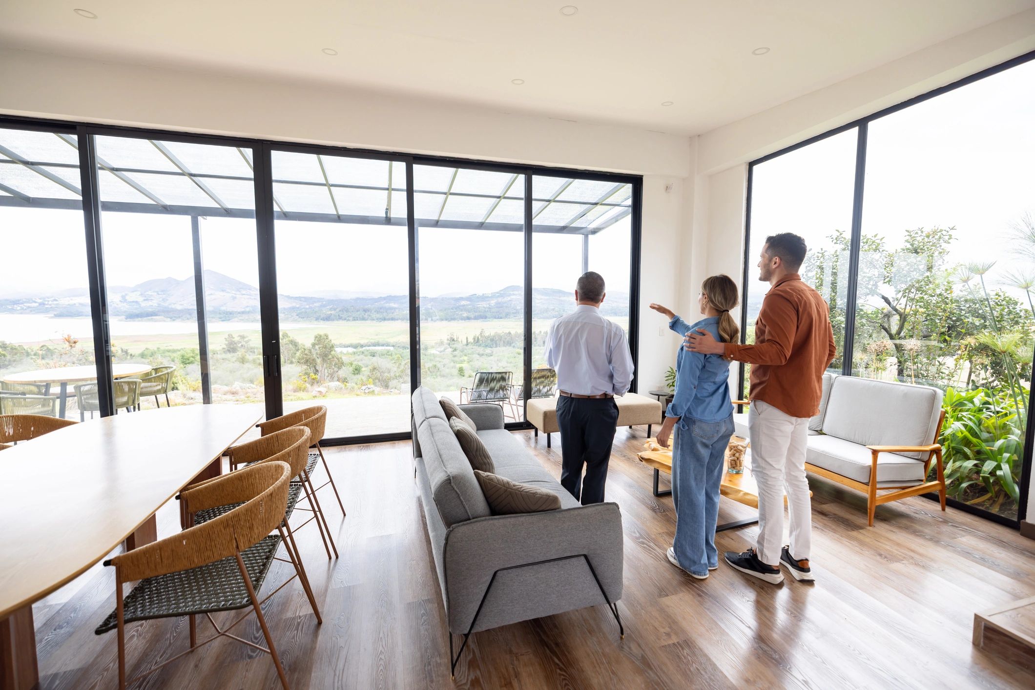 Family speaking with an advisor about future planning